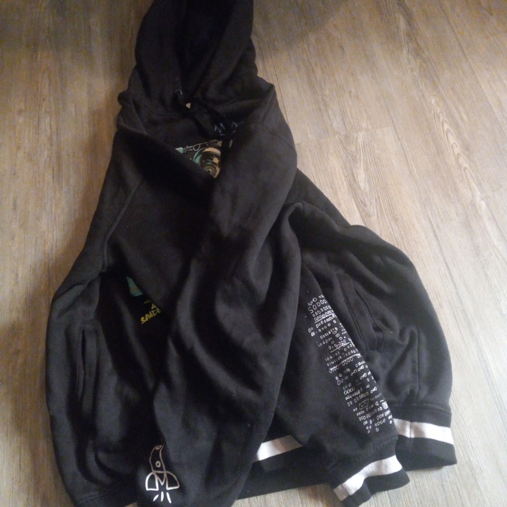 Bleecker & Mercer Hoodie Mens XXL Black Pullover Sweatshirt